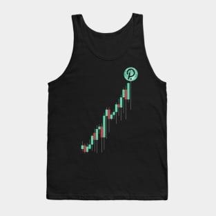 Vintage Stock Chart Polkadot DOT Coin To The Moon Trading Hodl Crypto Token Cryptocurrency Blockchain Wallet Birthday Gift For Men Women Kids Tank Top